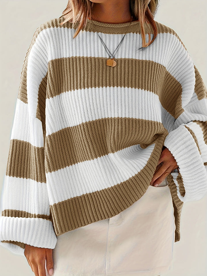 Ivy | Ontspannen Colorblock Trui