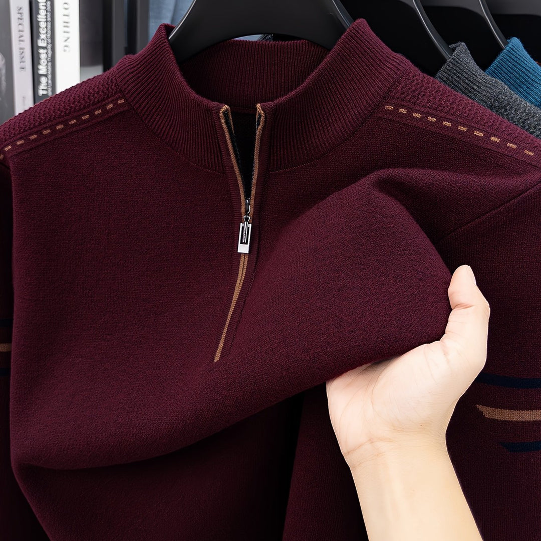 Daniel | Half-Zip Gebreide Trui