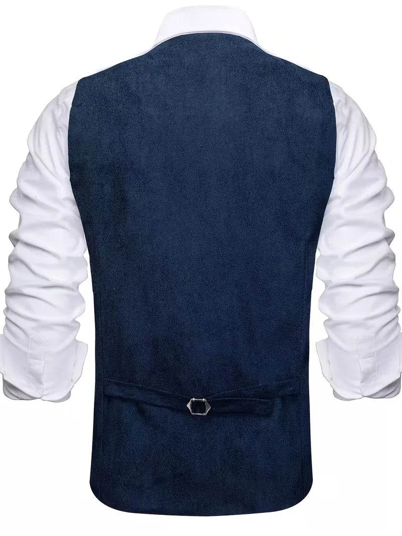 Gilet met V-hals en knopen