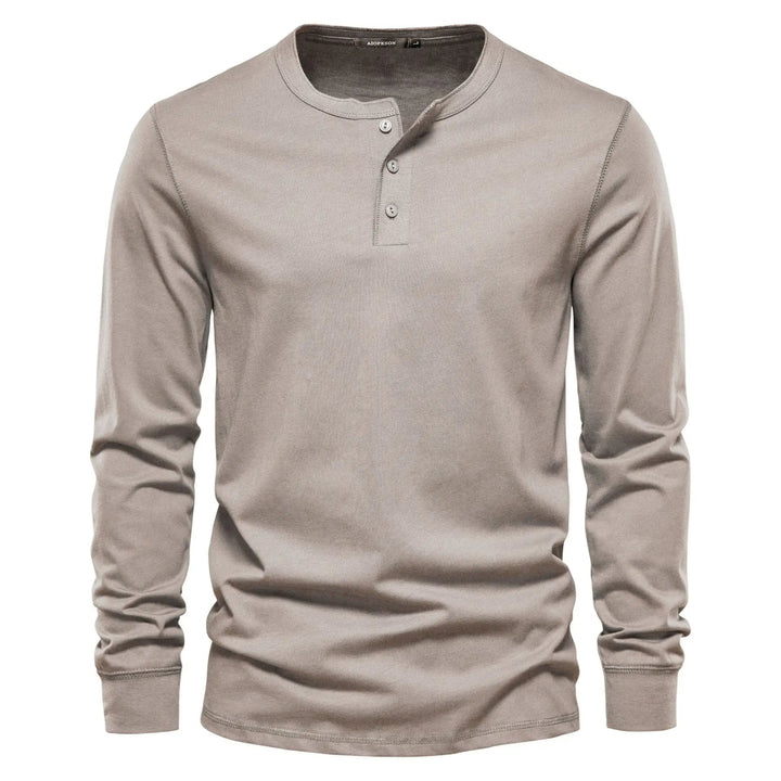 Heren Lange Mouwen Shirt Knopen Casual Comfortabele Pasvorm