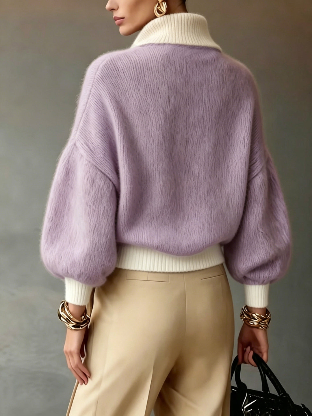 Cecily | Ontspannen Half-Zip Trui