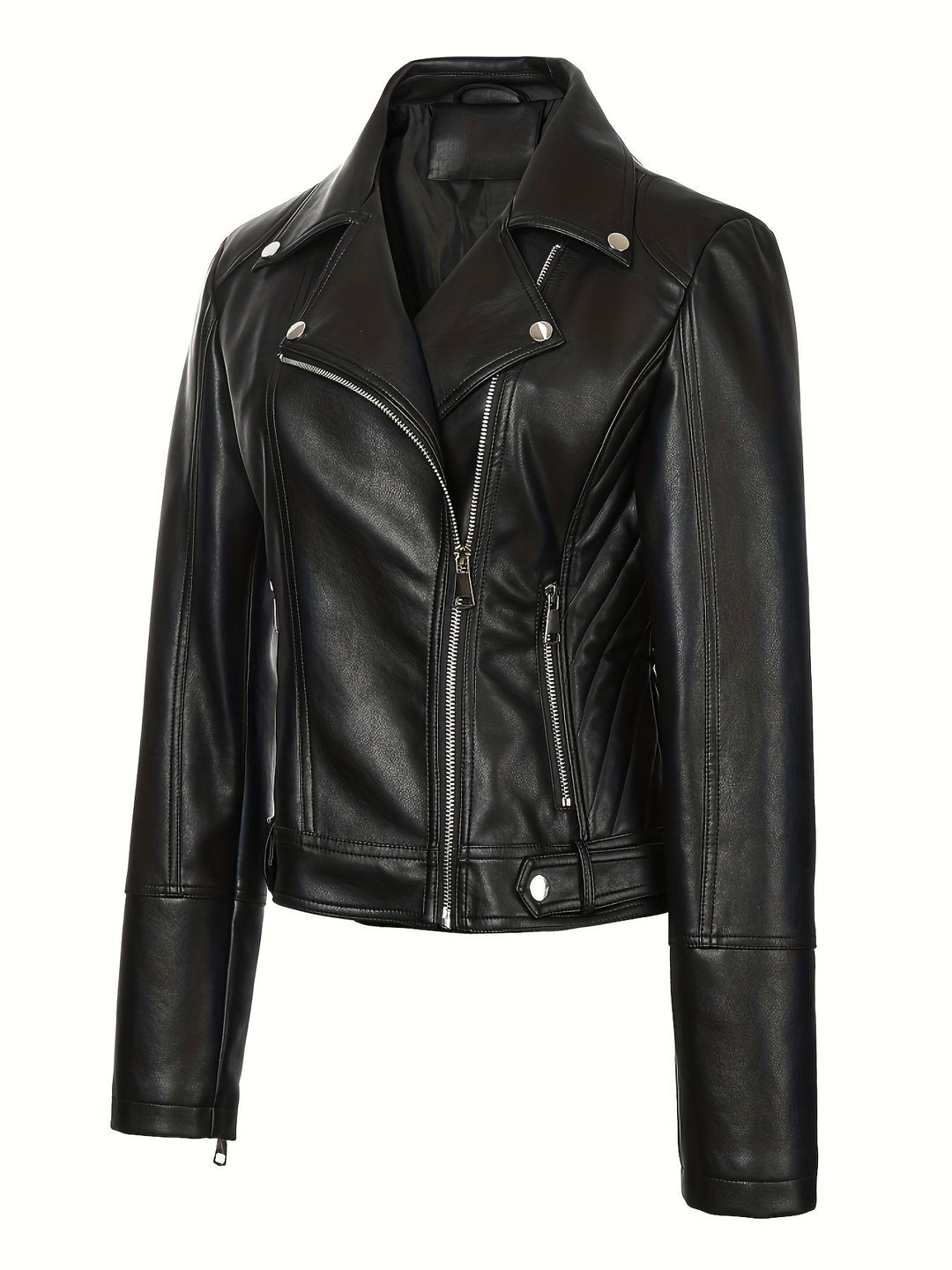 Mabel | Gestructureerde Zip-Front Moto Jast