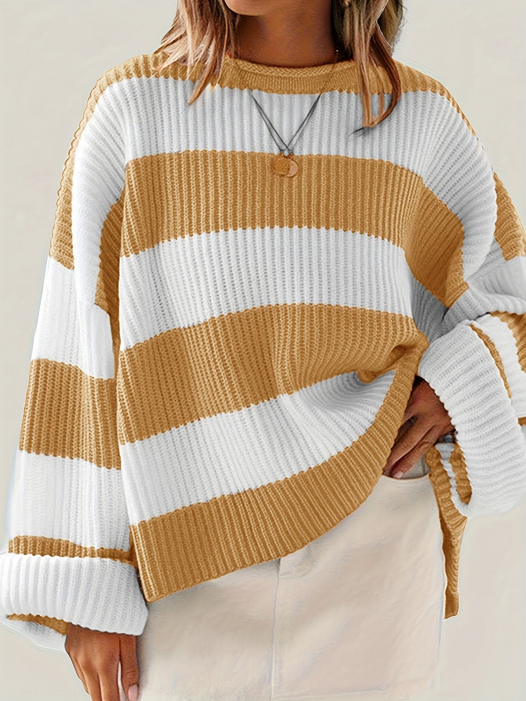 Ivy | Ontspannen Colorblock Trui