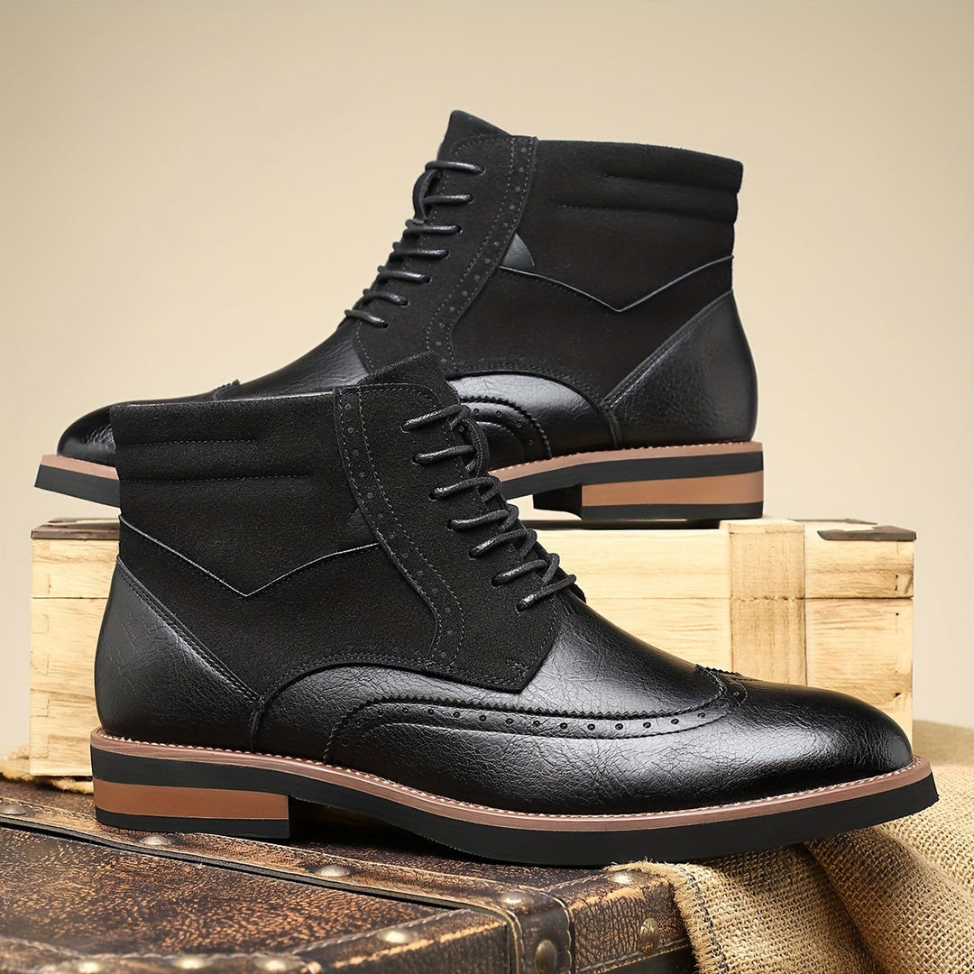 Roland | Klassieke Wingtip Enkellaarzen