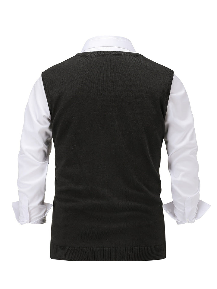 Chandler | Klassieke Argyle Sweater Vest