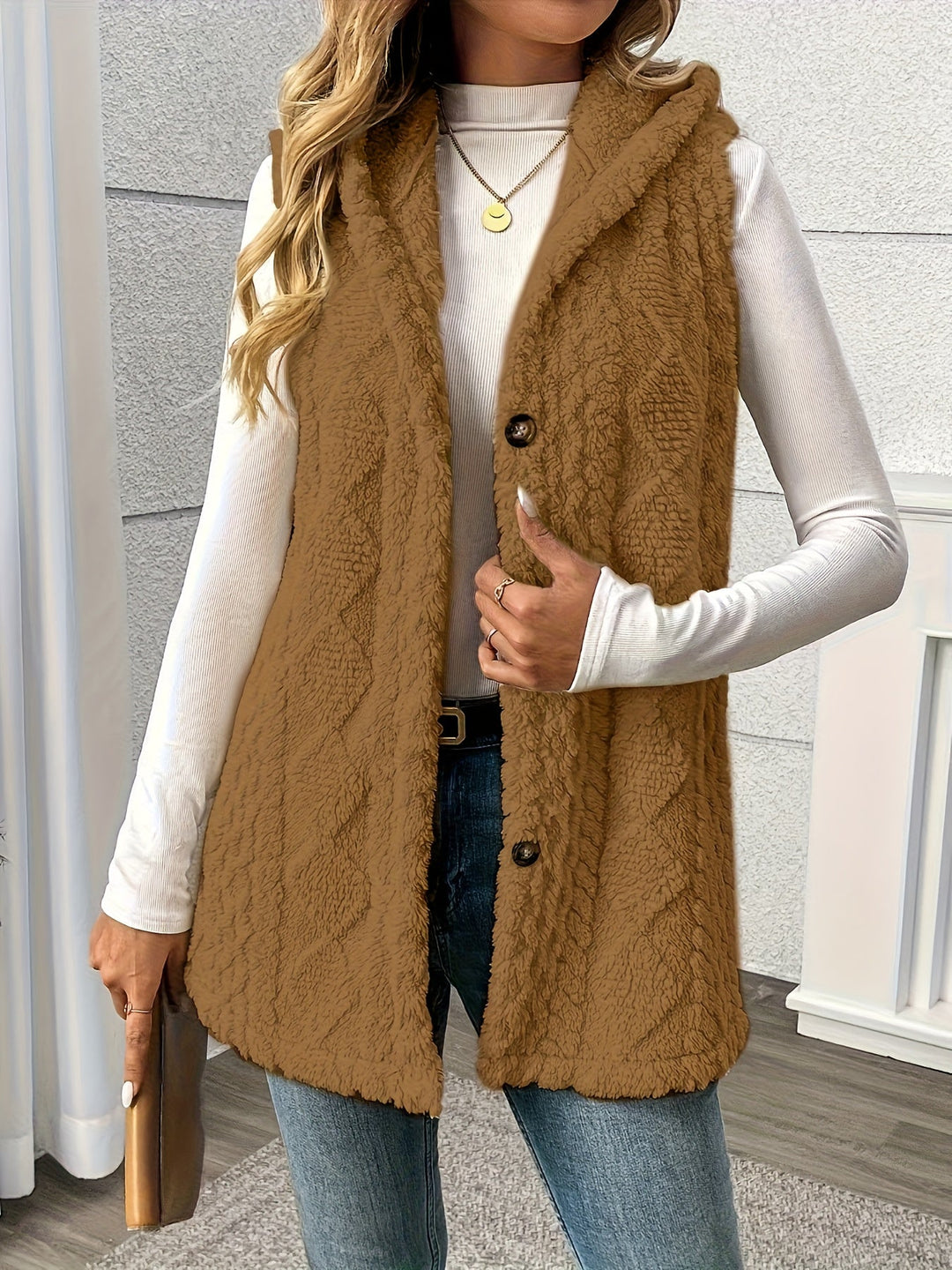 Lorna | Gezellige Gevoerde Mouwloze Vest