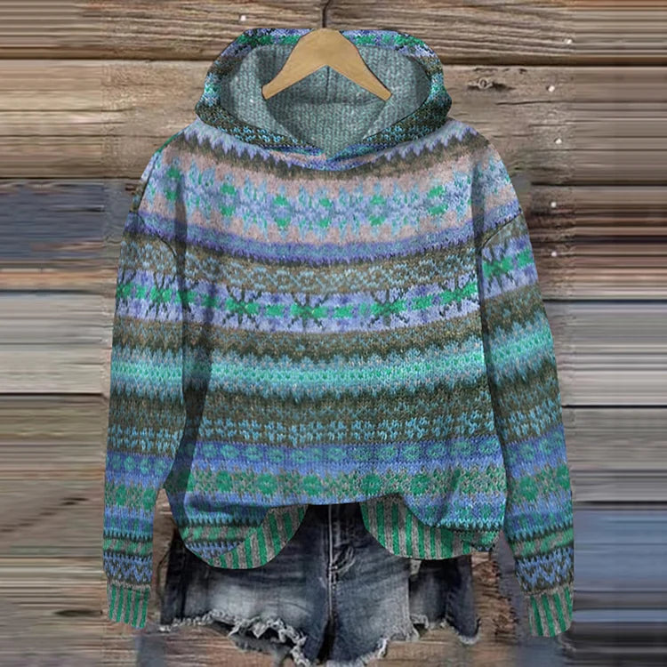 Gaby | Etnische Retro Hoodie