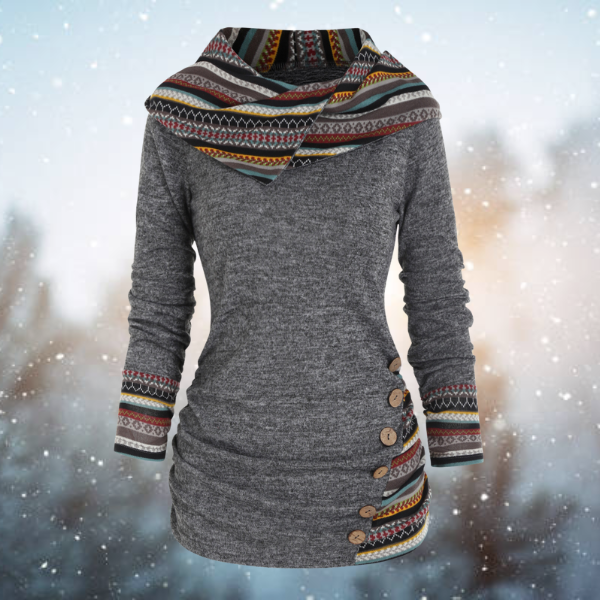 Franzi - Tribal-Patroon Hoodie