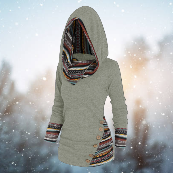 Franzi - Tribal-Patroon Hoodie