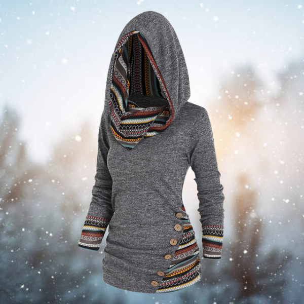 Franzi - Tribal-Patroon Hoodie