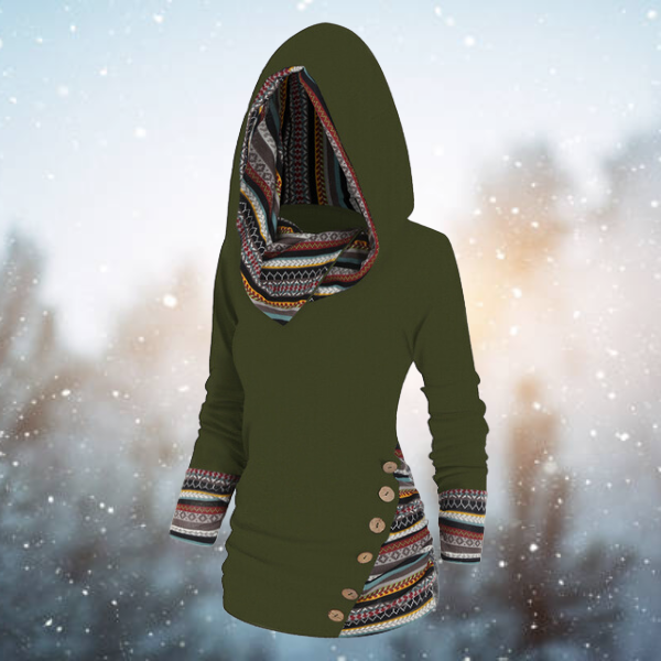 Franzi - Tribal-Patroon Hoodie