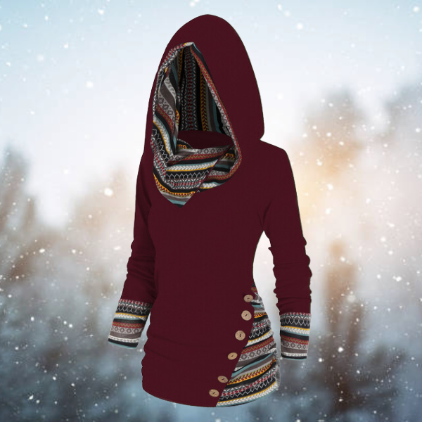 Franzi - Tribal-Patroon Hoodie