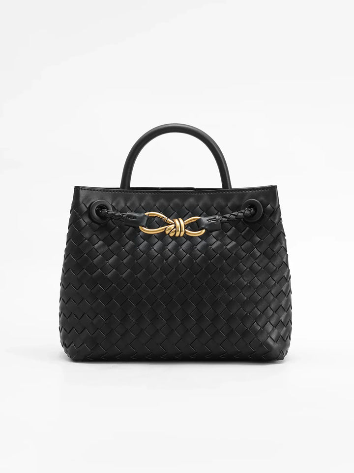 Joline - Luxe handgevlochten handtas