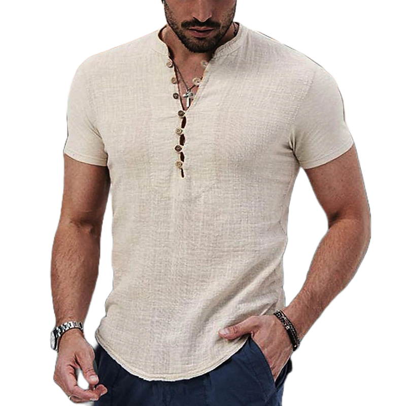 ENZO CONTI LUXE Linnenmix Overhemd