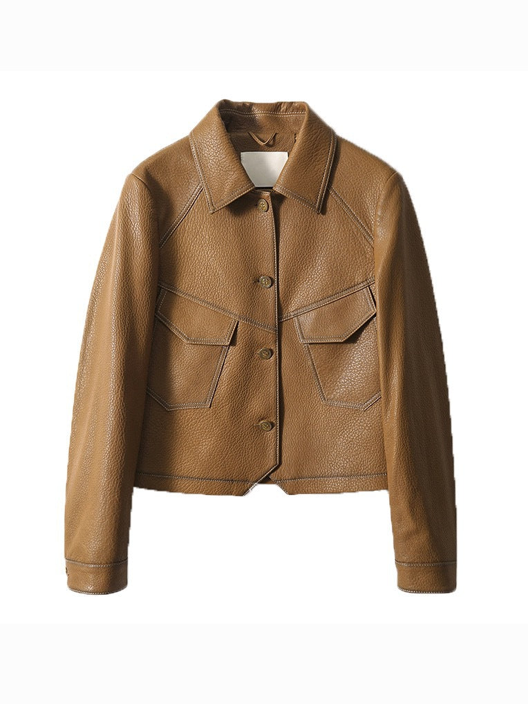 Elan Couture Vintage Leren Jas