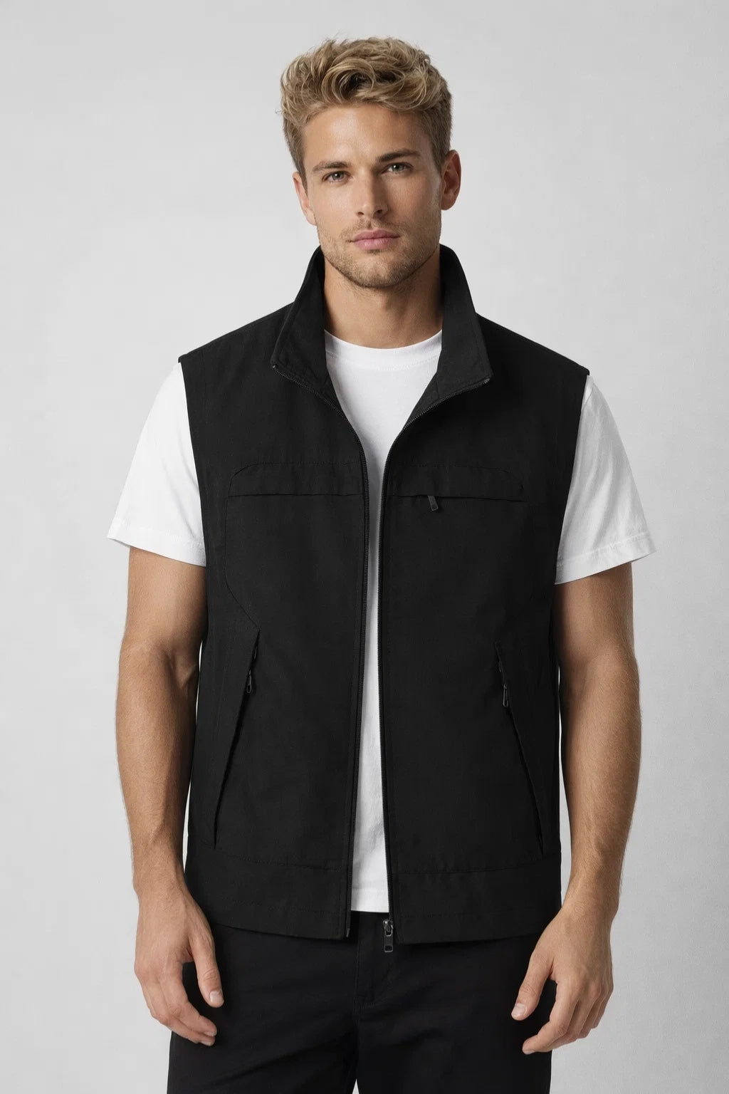 Bodywarmer Heren - Lichtgewicht met Opstaande Kraag | Casual