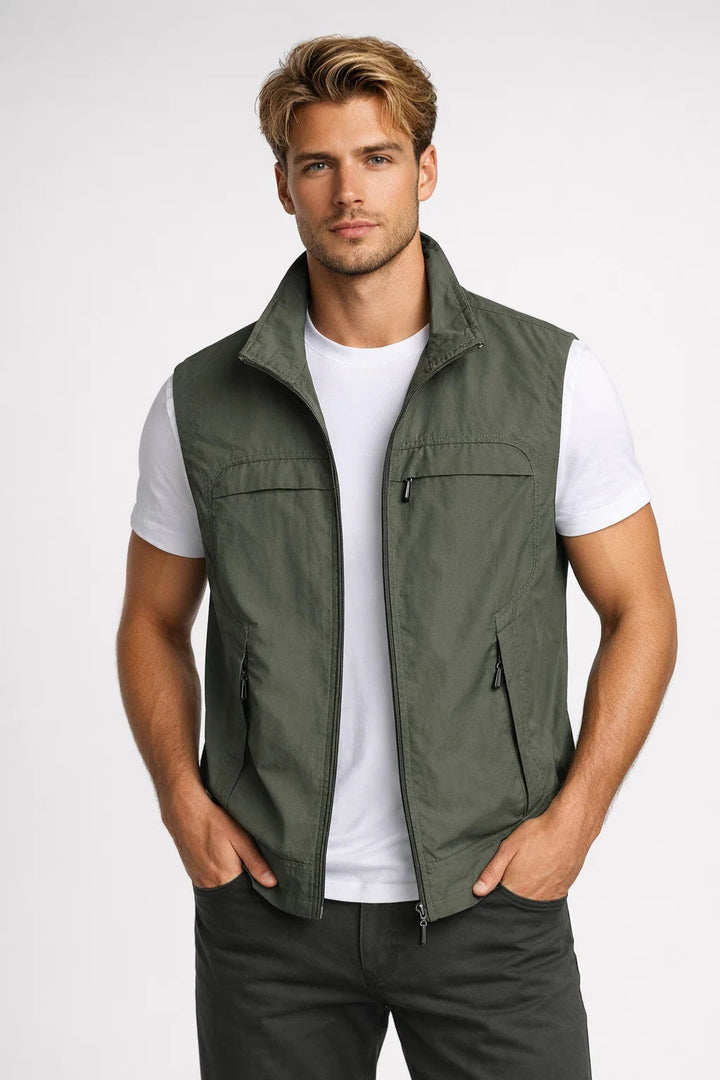 Bodywarmer Heren - Lichtgewicht met Opstaande Kraag | Casual