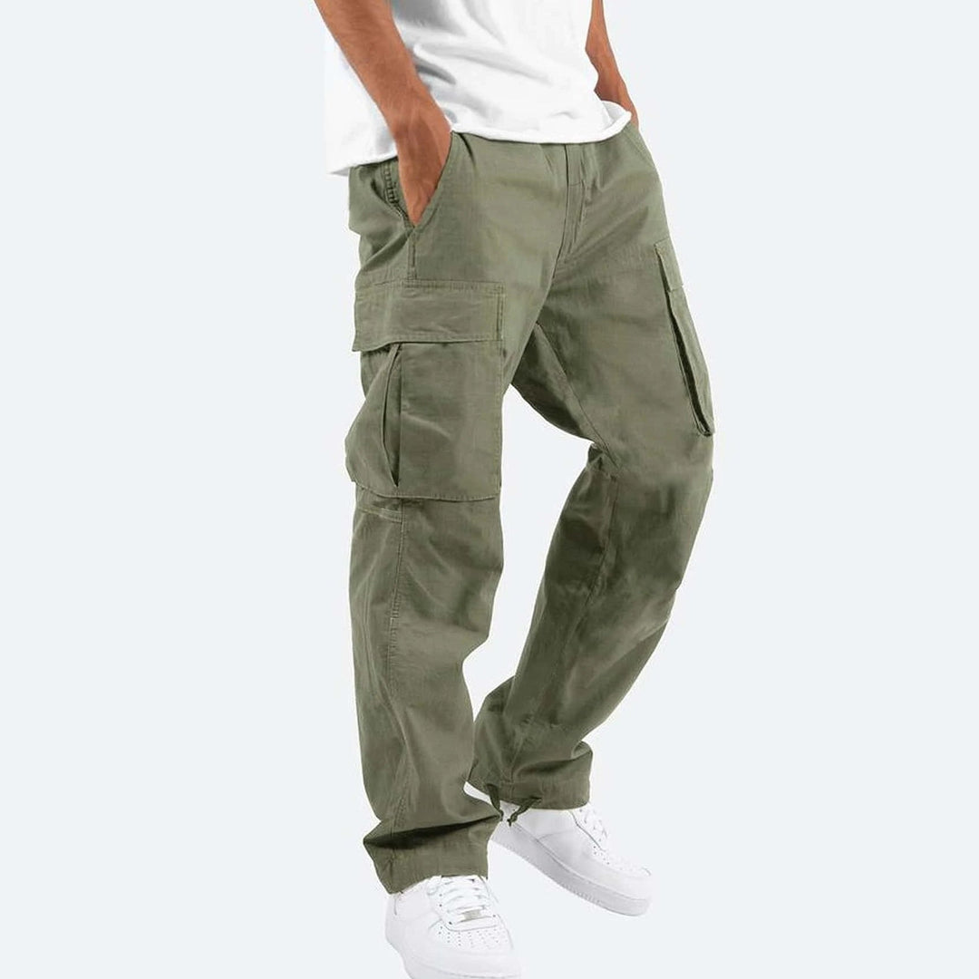 Cargobroek Heren | Cargo Broek | Elastische Tailleband & Ruime Zakken