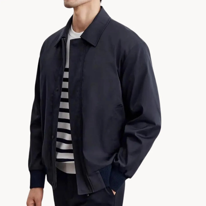 Hugo | Casual jas met knopen sluiting en elastische boord