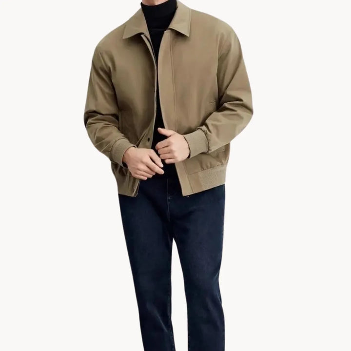 Hugo | Casual jas met knopen sluiting en elastische boord