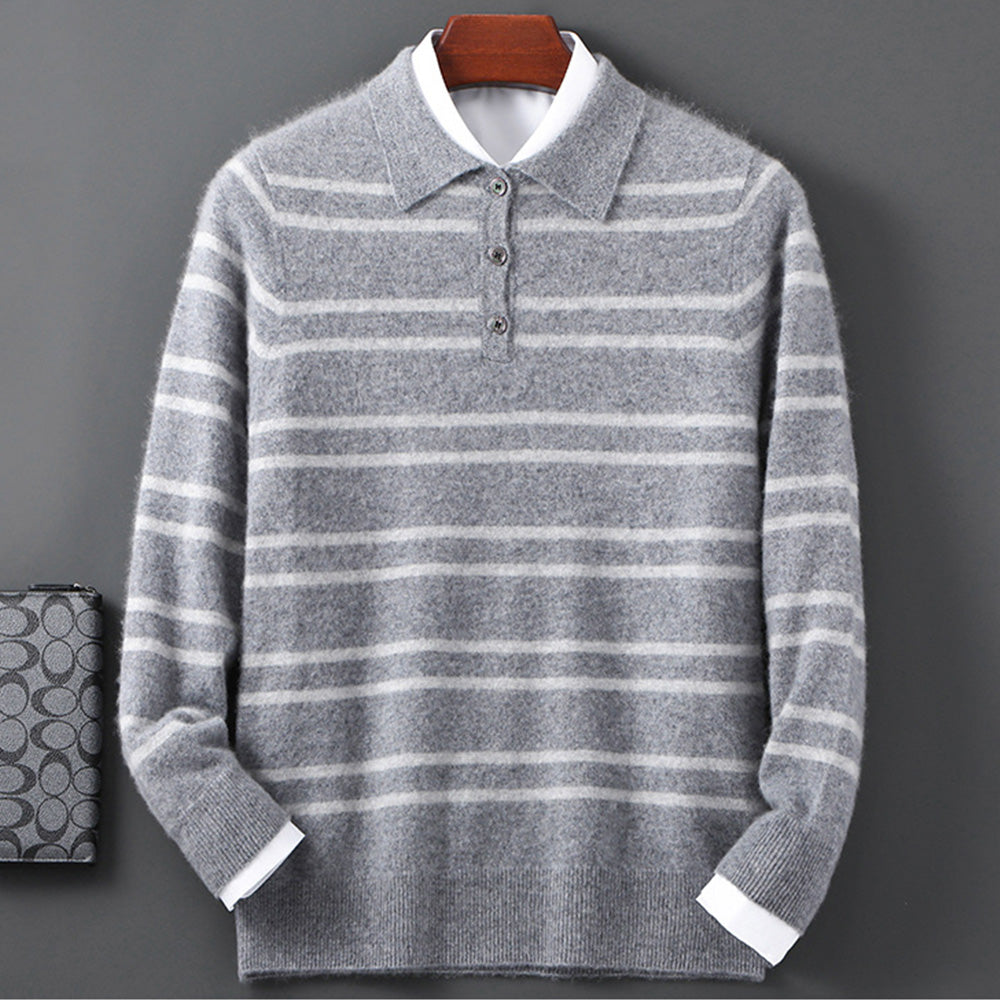 Claire Merino Wol Polo Sweater