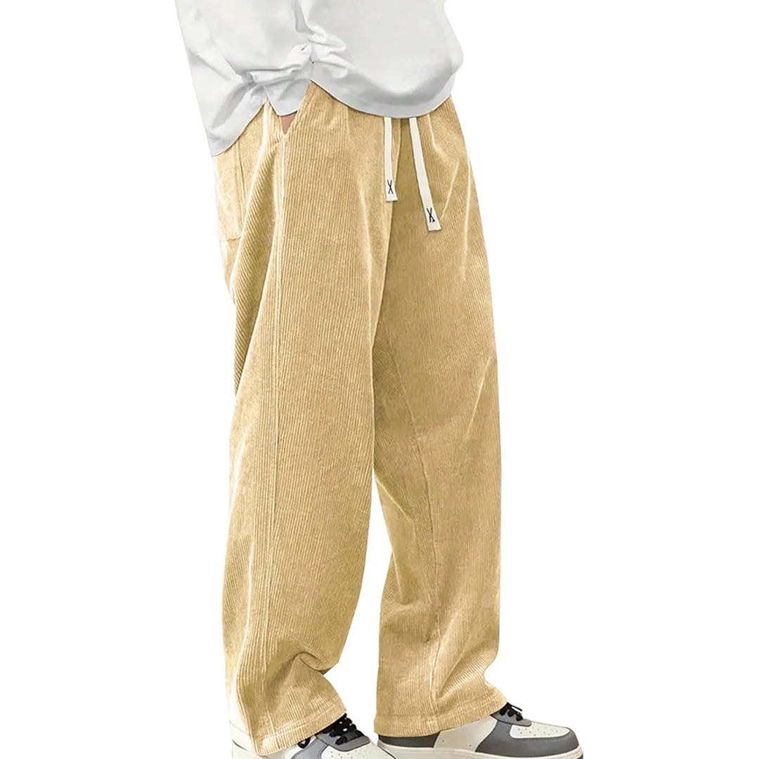 Corduroy Broek | Comfortabele Wijde Jogger Heren