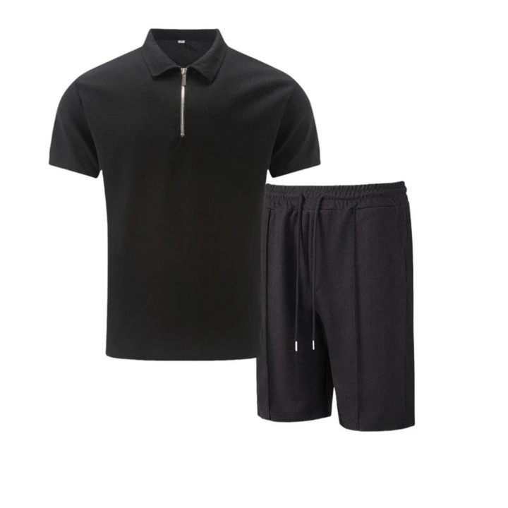 Daan - Stoere Heren Zomerset met Ritssluiting en Elastische Tailleband