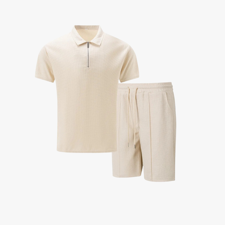 Daan - Stoere Heren Zomerset met Ritssluiting en Elastische Tailleband