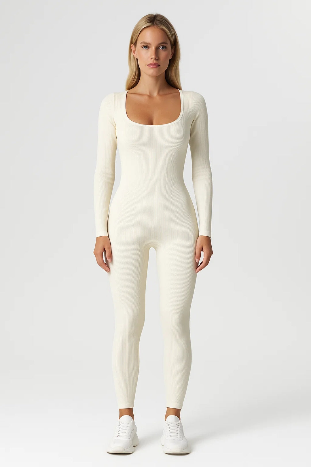 Jumpsuit Dames - Strakke Pasvorm met Lange Mouwen | Sportief