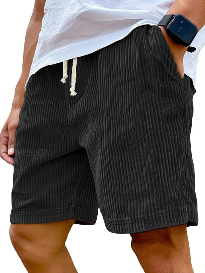 Bram | Heren Korte Broek Zomer Casual Streetwear Relaxed Patch-Detail