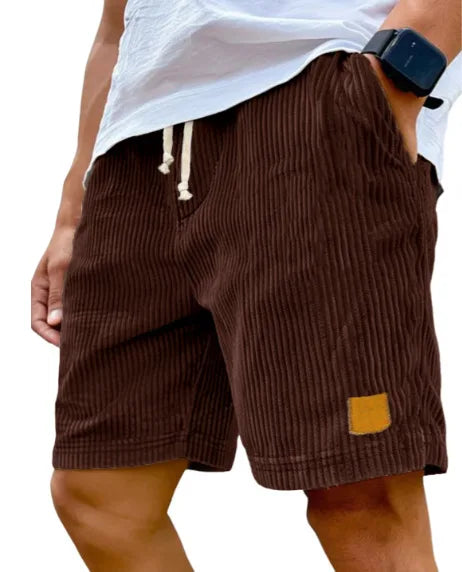 Bram | Heren Korte Broek Zomer Casual Streetwear Relaxed Patch-Detail