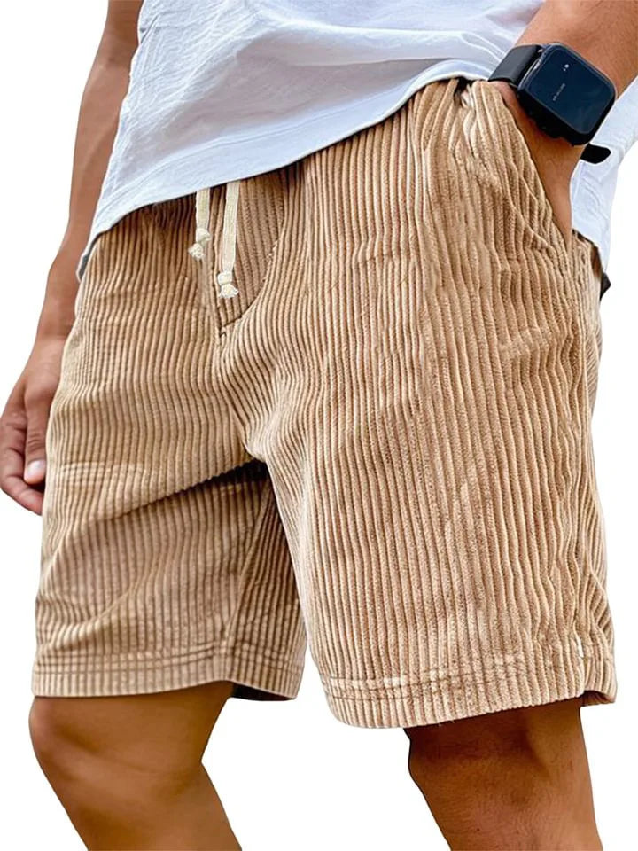 Bram | Heren Korte Broek Zomer Casual Streetwear Relaxed Patch-Detail