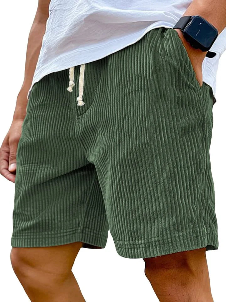 Bram | Heren Korte Broek Zomer Casual Streetwear Relaxed Patch-Detail