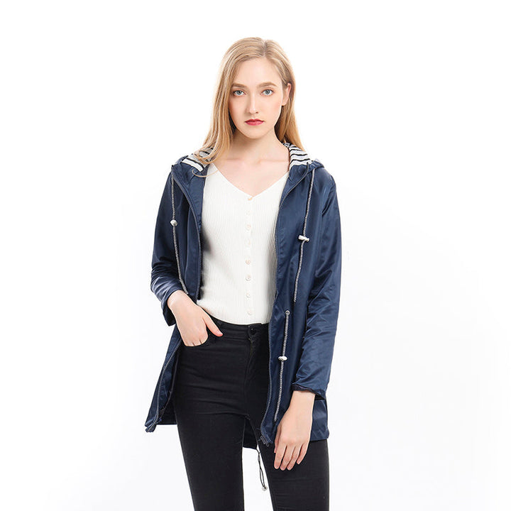 Fleur | Dames Hoodie-Jack met Koord