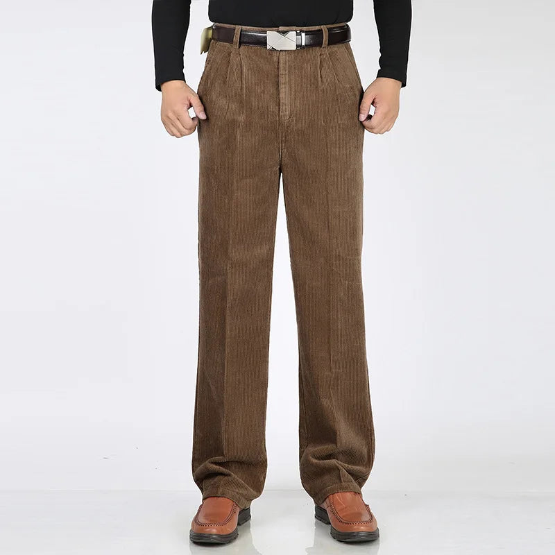 Dunford Wijde Pijpen Corduroy Broek