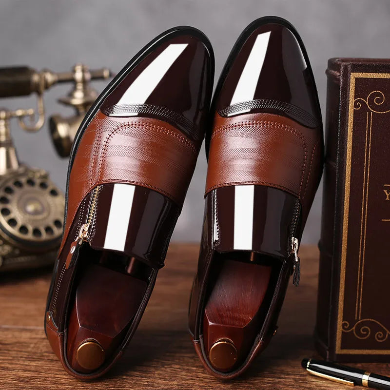 Marcelli Ross Italiaanse leren dresschoenen