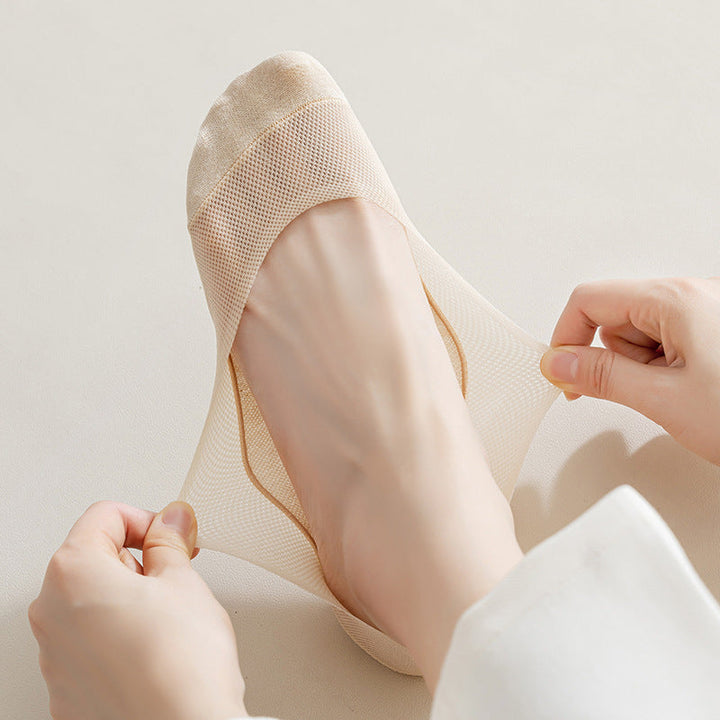 Dames Onzichtbare Ademend Antislip Sokken