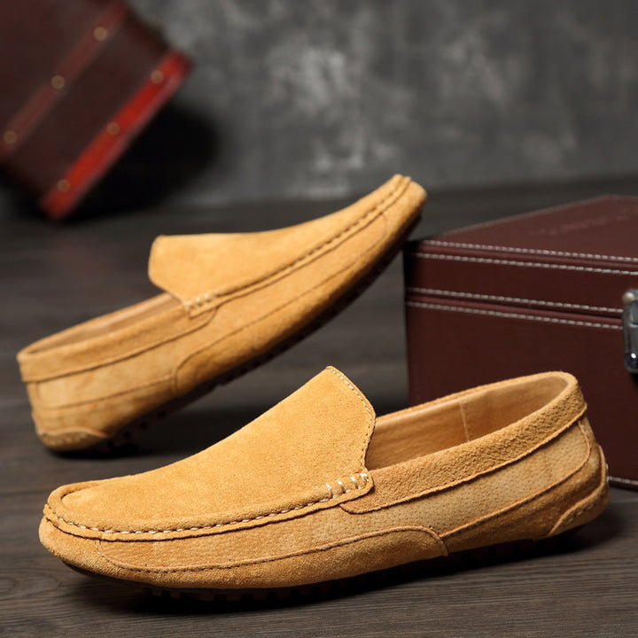 Leandro Italiaanse 100% Echte Suède Loafers