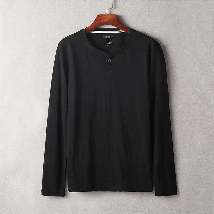 Hiro Katoenen Lange Mouwen Shirt