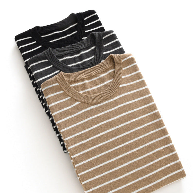 Haru Katoen Gestreepte Shirt