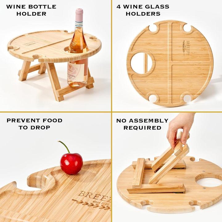 Noordse Sommelier Draagbare Houten Tafel