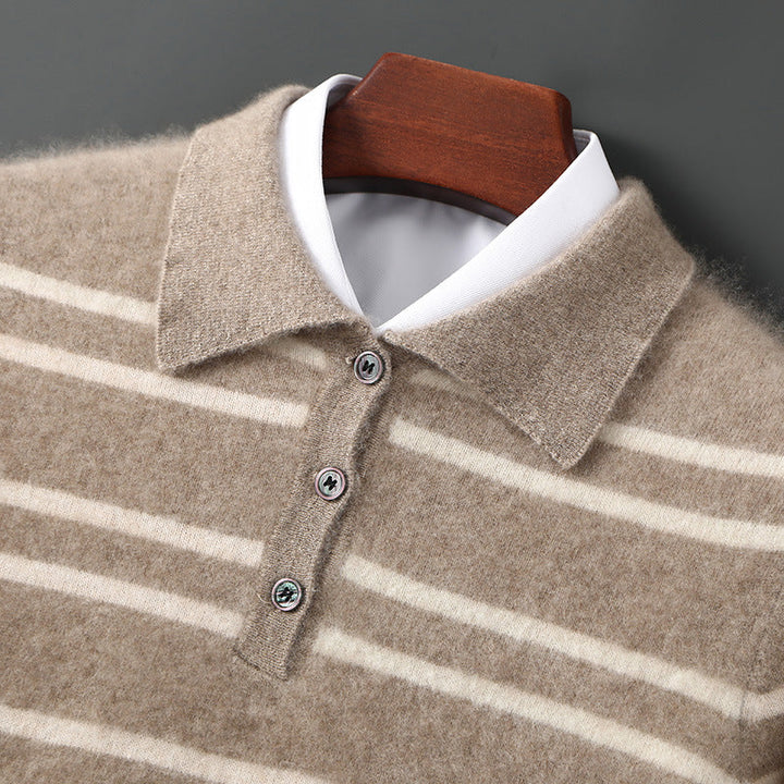 Claire Merino Wol Polo Sweater