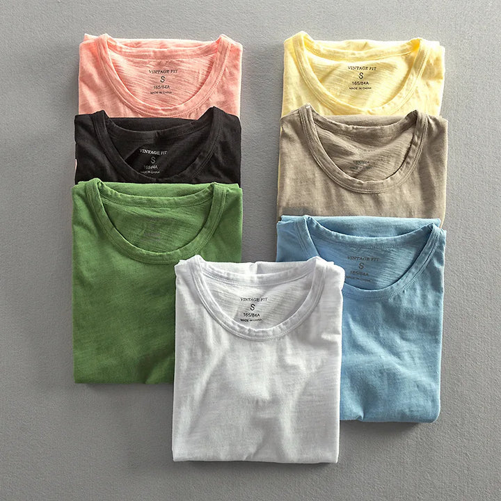 Riku Katoen Vintage T-Shirt