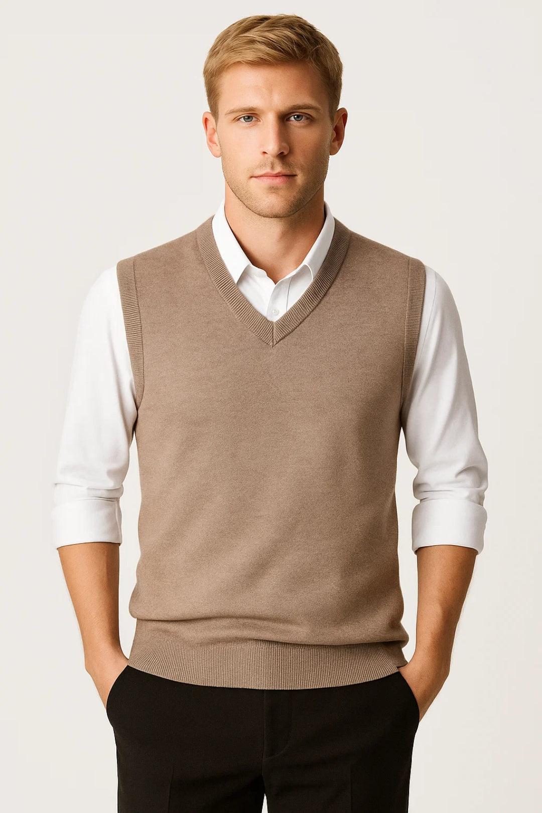 Spencer Heren | V-hals Klassiek All-Season Comfortabele pasvorm