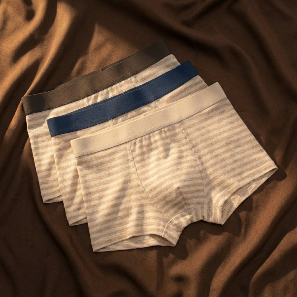 Heritage Stripe Biologische Katoenen Boxer Shorts