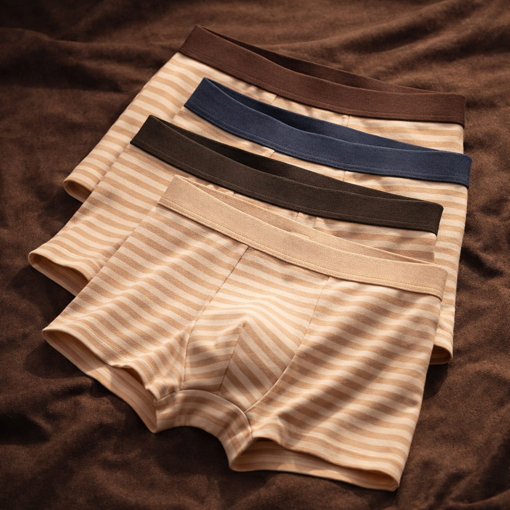 Heritage Stripe Biologische Katoenen Boxer Shorts
