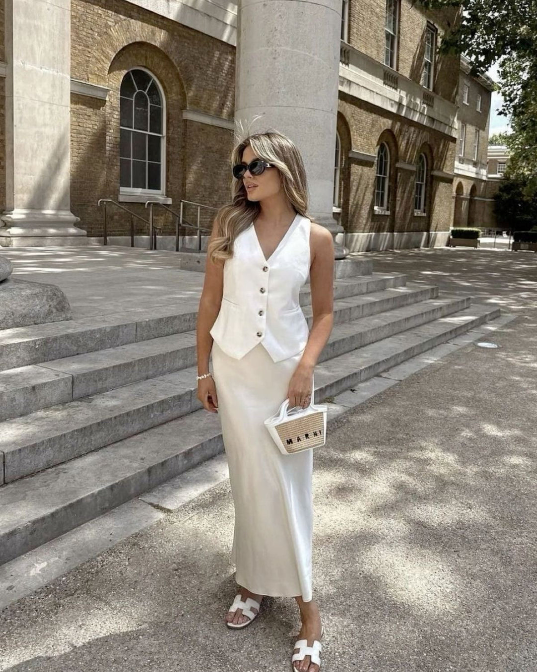 Zoë - Elegante lange satijnen maxi rok