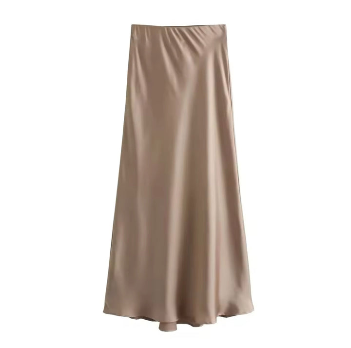 Zoë - Elegante lange satijnen maxi rok