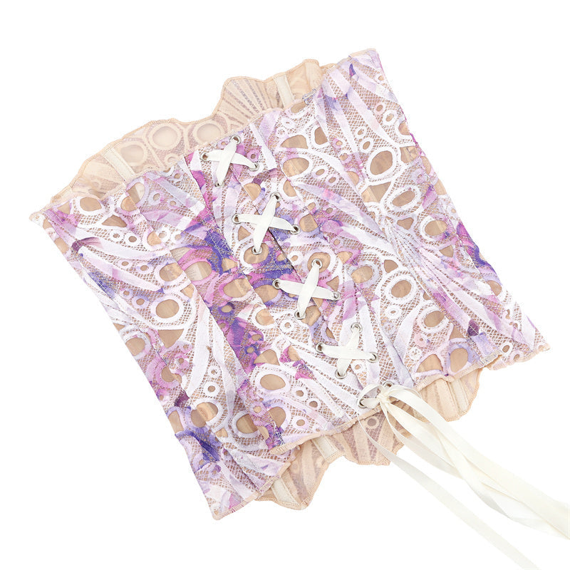 Kanten Corset Top Met Strapless Pasvorm Voor Dames