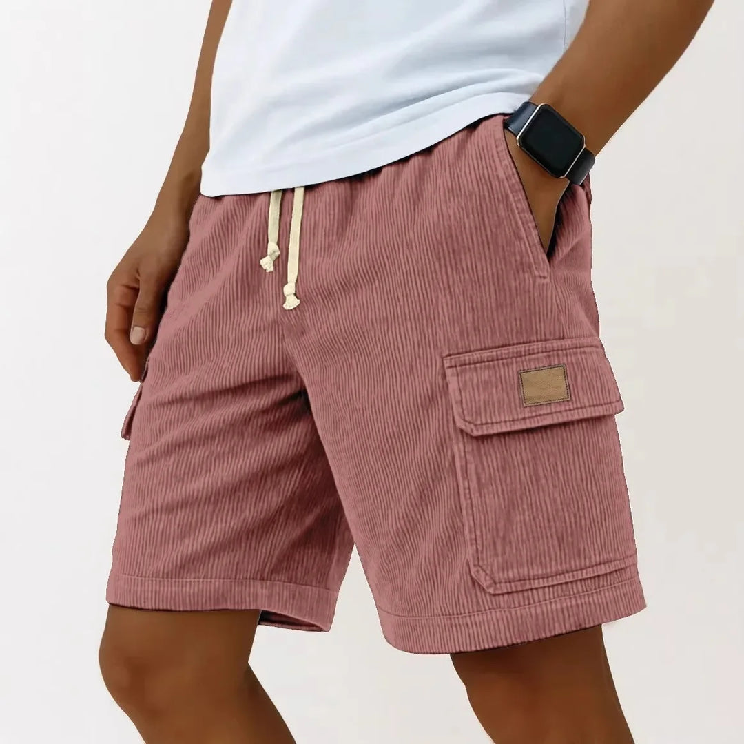 Kees | Heren Korte Broek Casual Cargo Zak Drawstring Relaxed Fit